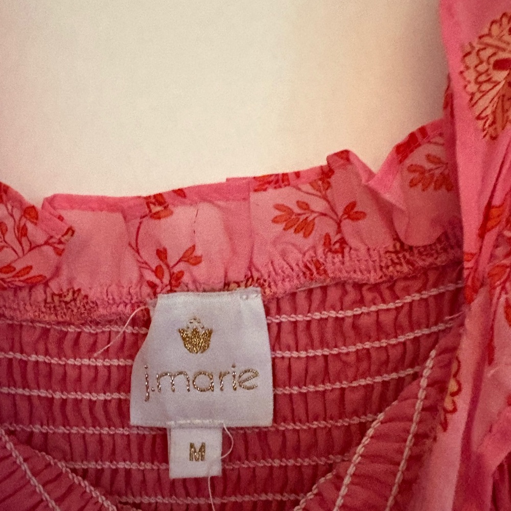 Pink Floral Dress perfect for summer. - Picture 2 of 2